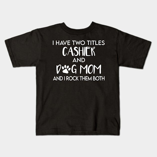 cashier Kids T-Shirt by Elhisodesigns